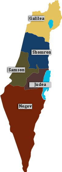 israelische wijngebieden