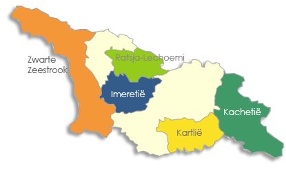 georgische wijngebieden